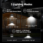 AloftSun Solar Motion Sensor Outdoor Lights,Solar Lights Outdoor Waterproof - Image 3
