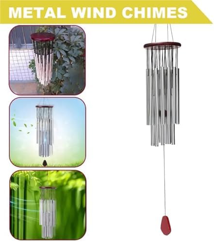 27 Tubes Outdoor Pendant Anti-Rust Decoration Wind Bell Multi-Tube Chime for Indoor Home Decor for Home - Image 3