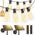 Svater 200 FT Solar String Lights Outdoor Waterproof, Remote Dimmable by Svater