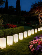 10PK Christmas Pathway Lights, 16FT LED Luminary Bag Lights by LightupYourLife