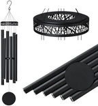 Suntimber Extra Large Wind Chimes for Outside Deep Tone,(Black,60") - Image 2