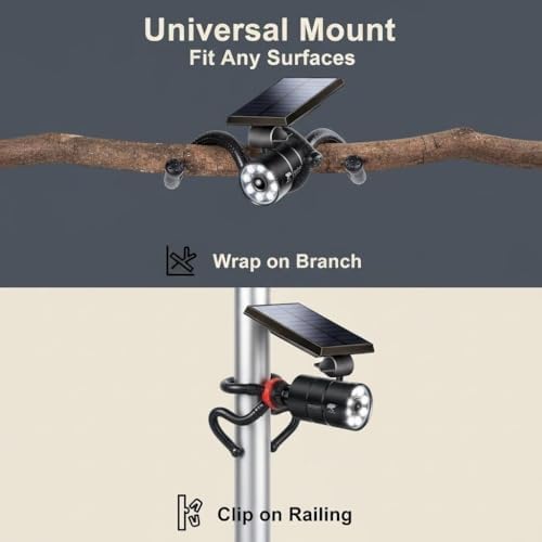 Solar Motion Sensor Camping Lights Aluminum - Image 2