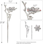 Sungmor Cast Iron Bird Feeder, Decorative Garden Stake, 27.5 Inches Tall - Image 3