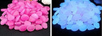 1100 Pcs Glow Stones Glowing in The Dark Pebbles Outdoor Decor Fish Tank Gravel Rocks Decoration (Pink in Daytime, Purple in The Dark) by HIMISTORE