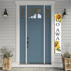 Go Away Porch Sign,Unwelcome Door Sign Door Sunflowers Seasonal Welcome Wooden Plaque Hanging Outdoor Farmhouse For Spring Summer Yard Standing Decorations 8x48inch - Image 5