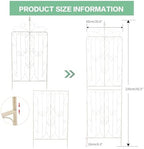 Sungmor 2 Pack Large Garden Trellis, 92.5 Inch Tall Rustic White - Image 5