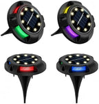 Solar Ground Lights, Solar Lights Outdoor Disk Underground Lamp,for Patio Pathway Lawn Yard by Unknown