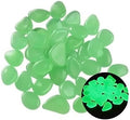 Glowing Stone Green Glowing Pebbles, Glowing Pebbles Glow in The Dark, Garden and Park Decorations, Decorative Resin Gravel for Aquarium Fish Tanks (Size : 300PCS) by Unknown