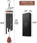 YOUNTASY Sympathy Wind Chimes , Bereavement/Memorial /Sympathy Gift in Memory of Loved One Loss of Mother Father Condolence Remembrance 32 Inch - Image 4