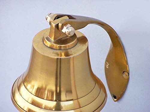 Hampton Nautical BL2021-5B Brass Plated Hanging Harbor Bell 4" - Nautical Decor - Nautical Home Decoration - Image 3