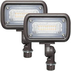 GKOLED 15W LED Flood Lights, Outdoor Dusk to Dawn, 3000K, UL Listed by GKOLED