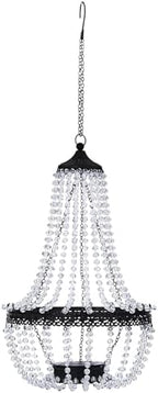 28" Hanging Solar Chandelier Outdoor Waterproof 30 LED Lantern - Image 2