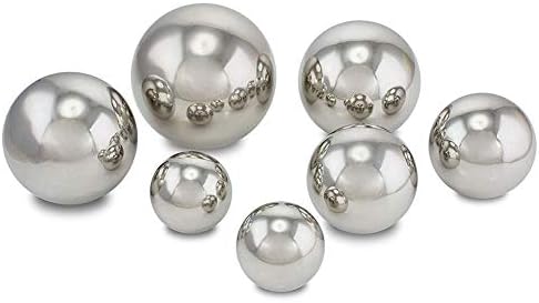12 inch Diameter Gazing Ball,Silver Stainless Steel Polished Reflective Smooth Garden Sphere Globe Mirror,Colorful and Shiny Addition to Any Garden or Home - Image 4