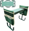 Foldable 2-in-1 Garden Kneeler & Seat, Heavy-Duty Gardening Stool with Soft Kneeling Pad, Tool Pouches, Portable Gardening Bench for Planting, Yard Work & Outdoor Tasks Green by WDZDMYL-Customersfirst