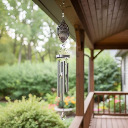 Celebration of Life Memorial Wind Chime/Sympathy Wind Chimes in Loving Memory of Loved One - Ideal Sympathy Gift with Cardinal/Bereavement Gift/Condolence Token that Lasts Longer Than Flowers - Image 4