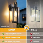 EJIAXIN 2 Pack Exterior Lighting Fixtures, 13" Black Outdoor Wall Light - Image 2