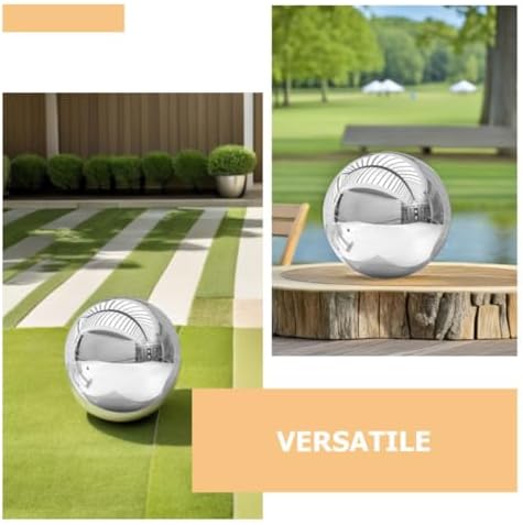 YARNOW Stainless Steel Gazing Globe Mirror Ball 225mm for Garden Decor - Image 7