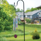 Woodstock Chimes Heroic Wind Bell & 60" Outdoor Shepherd’s Hook, Copper Wind Chime with Tall Black Metal Garden Stake, Deep Tone Windbell & Durable Ground Hanger for Yard, Lawn, or Patio - Image 6