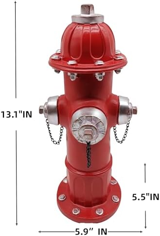 Teaeeno Puppy Training Fire Hydrant for Dogs,Resin Outdoor Statue for Small Dogs, Pee Post Aid & Delightful Outdoor Garden Decor, Dog Statue with Pee Post, Hand-Painted,Weather,Outdoor Ornament - Image 3