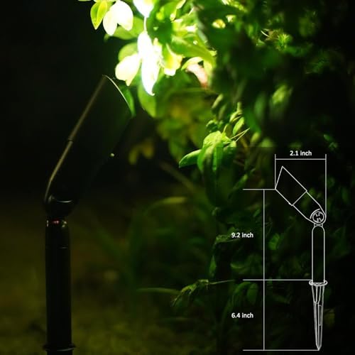 GOODSMANN 12V AC LED Landscape Spotlight 3W MR11 3000K 200LM Brown 1PK - Image 5