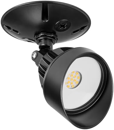 Maxxima LED Black Outdoor Flood Security Wall Light 800 Lumens 3000K 2 Pack - Image 6