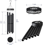 Suntimber 48" Large Wind Chimes for Outside Deep Tone, 6 Heavy Tubed Tubes - Image 4