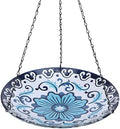 MUMTOP Hanging Bird Bath Outdoor Glass Flower Birdfeeders Garden Yard Decor by MUMTOP