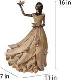 DiliComing Fairy Statue Outdoor Garden - 16 Inch Calla Lily Figurine - Image 7