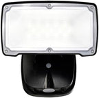 26W Flood Lights Outdoor, CCT Integrated LED Security Light Fixture, 1 Head Exterior LED Outdoor Light with Dusk to Dawn Control, ETL Water Resistant for Garage, Yard, Porch (Black) by AWSENS