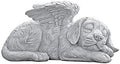 Design Toscano QL6079 Dog Angel Pet Memorial Grave Marker Tribute Statue, 10 Inches Wide, 5 Inches Deep, 5 Inches High, Handcast Polyresin, Antique Stone Finish by DesignToscano