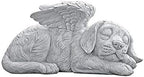 Design Toscano QL6079 Dog Angel Pet Memorial Grave Marker Tribute Statue, 10 Inches Wide, 5 Inches Deep, 5 Inches High, Handcast Polyresin, Antique Stone Finish by DesignToscano