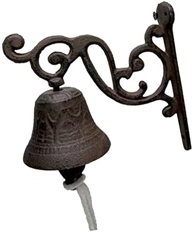 Cast Iron Door Dinner Bells Hanging Garden Bell Lawn, 2, as described - Image 5