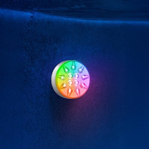 Led Submersible Pond Lights with Remote, 2.8 in Ip68 Waterproof, 2 Pack with 16 Colors & Suction Cups - Image 3