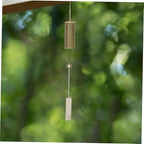 Bamboo Wind Chime Decoration, Traditional Green Outdoor Hanging - Image 5
