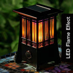 PIC Solar Bug Zapper, Cordless Patio Lantern, 600V Zapping Grid, 2 In 1 Light Mode with LED Flame Effect, Wide 1/2 Acre Coverage, Weatherproof, Auto On/Off, Showstopping Fly Trap Design, Pack of 2 - Image 3