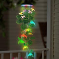 Hummingbirds Solar Wind Chimes Outdoor,Color Changing LED Dangler Mobiles by HomeGardenDecorations