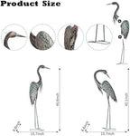 Kircust Garden Crane Statues Metal Heron Outdoor Statue 46 Inch - Image 3