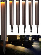 LEONLITE 6-Pack 5CCT Low Voltage Landscape Path Lights, 12-24V AC/DC by LEONLITE