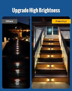 Solar Deck Driveway Lights 4 Pack Solar Dock Lights - Image 5