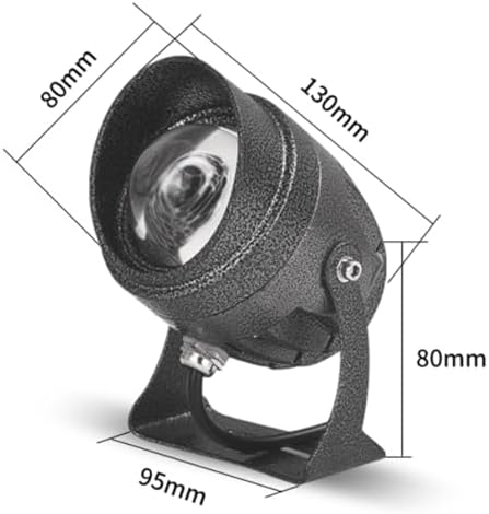 10W LED Beam Spotlight, Narrow Beam Spotlight, IP65 Waterproof Long Distance Wall Washer Spotlight, Outdoor Architectural Lawn LED Landscape Lamp(Green Light) - Image 2