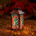 Solar Lantern Vintage Style Swallow Glass Outdoor Waterproof Garden Hanging Lantern Solar Powered Lighting Outside Solar Light for Patio Yard Camping, Gifts for Women Mom by Unknown