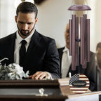 Personalized Memorial Wind Chimes for Loss Beloved Veteran - Image 5