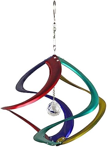Red Carpet Studios The Original Helix Cosmix Rainbow Spinner with Crystal, 11" by RedCarpetStudios