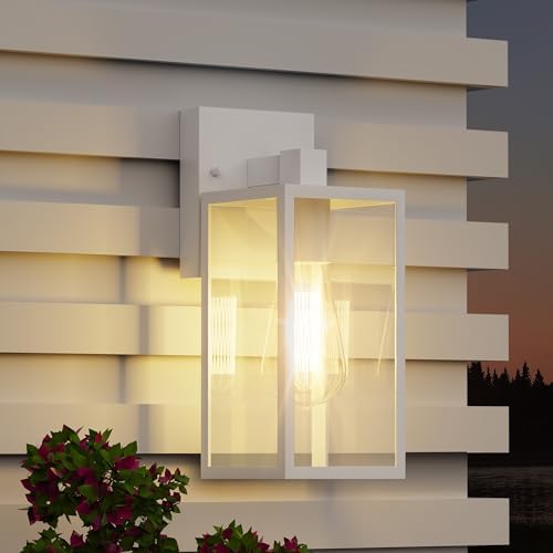 WIHTU Outdoor Front Porch Light Wall Mount, Exterior Lighting Fixture 1Pack by WIHTU