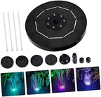 1 Set Solar Fountain Solar Pond Fountain Fish Bowl Decorations Pool Solar Pump Pond Pump Garden Fountain Pump Solar Water Fountain Pump Bird Fountain Pump Floating Pump Abs Outdoor - Image 6