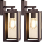 BesLowe Outdoor Wall Light Fixtures, Oil-Rubbed Bronze Wall Lanterns by BringYourBrightFuture