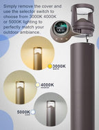 OSTEK 42" LED Bollard Light, 24W, 3CCT Selectable, 3120LM - Image 3