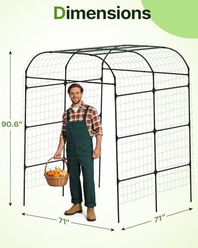 Suteck 7.5FT Tall Garden Arch Trellis - Image 2