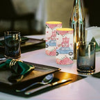 Battery Operated Flameless Candles with Remote and Timer Set of 2 Valentines Day Floral Truck Gifts Print Flameless LED Pillar Candles for Home Decoration Battery Tea Lights - Image 3