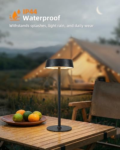 EZVALO Cordless Lamp, Rechargeable Table Lamp, Battery Operated - Image 5